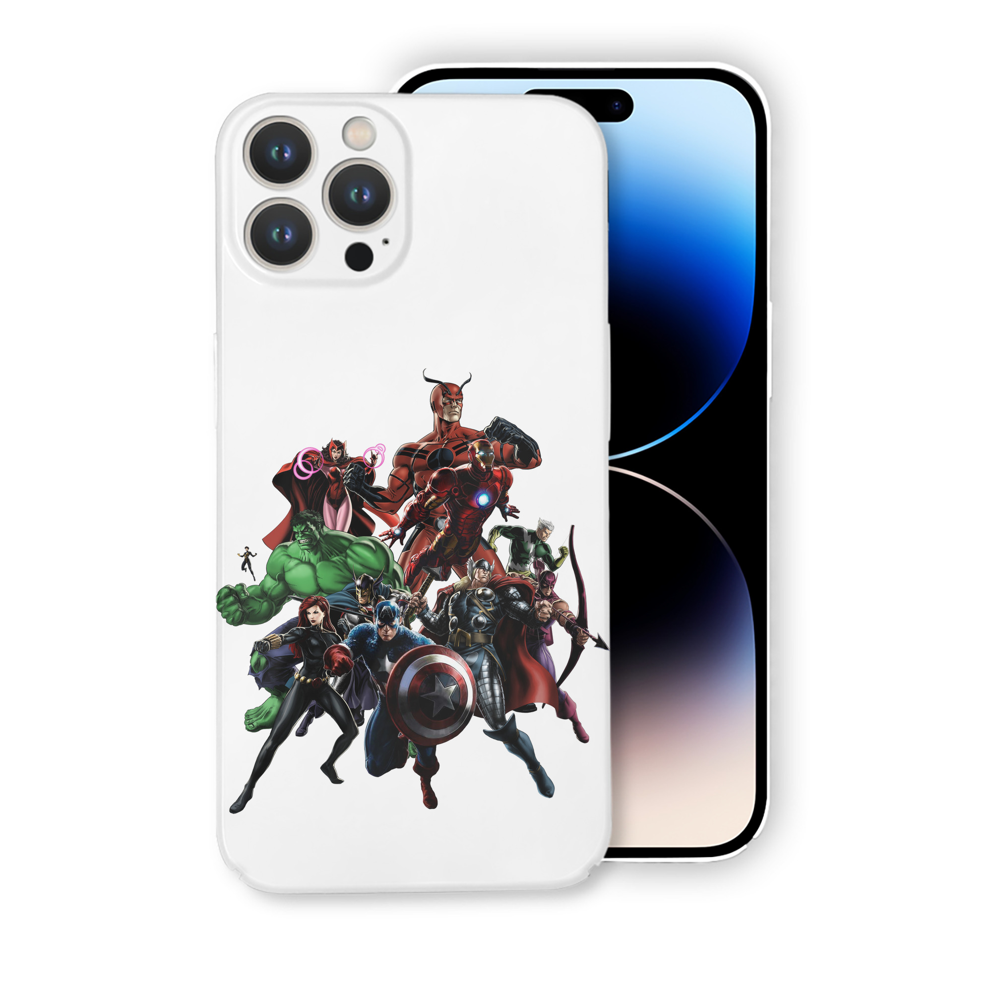 （画像用） アベンジャーズ The Avengers 【iPhone 14シリーズ対応】ハードケース